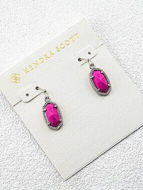 Kendra Scott Pink Turquoise Earrings